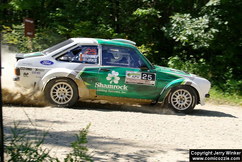 Seamus Burke / Gary McElhinney Ford Escort Mk II on SS2, Refuge I.