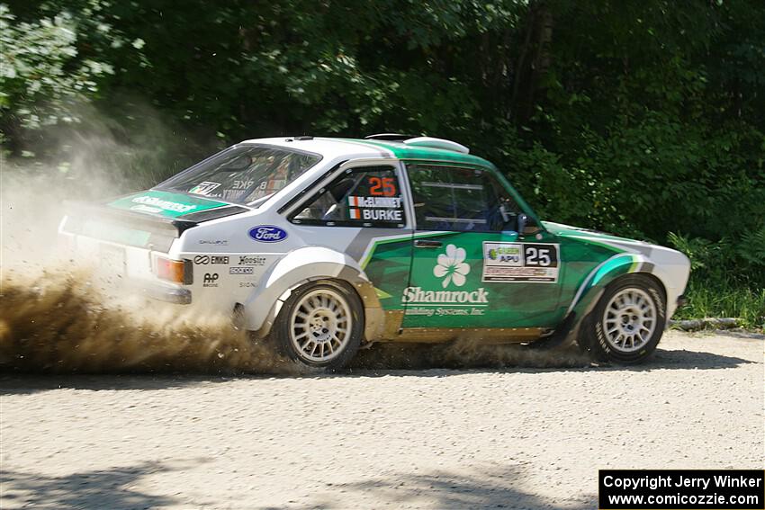 Seamus Burke / Gary McElhinney Ford Escort Mk II on SS2, Refuge I.