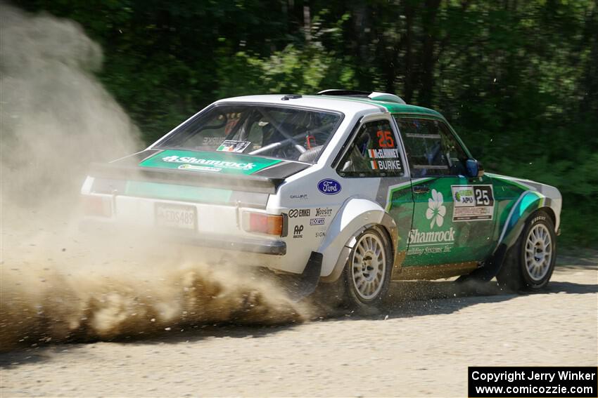 Seamus Burke / Gary McElhinney Ford Escort Mk II on SS2, Refuge I.