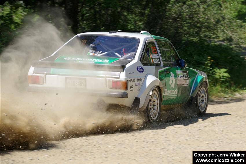 Seamus Burke / Gary McElhinney Ford Escort Mk II on SS2, Refuge I.