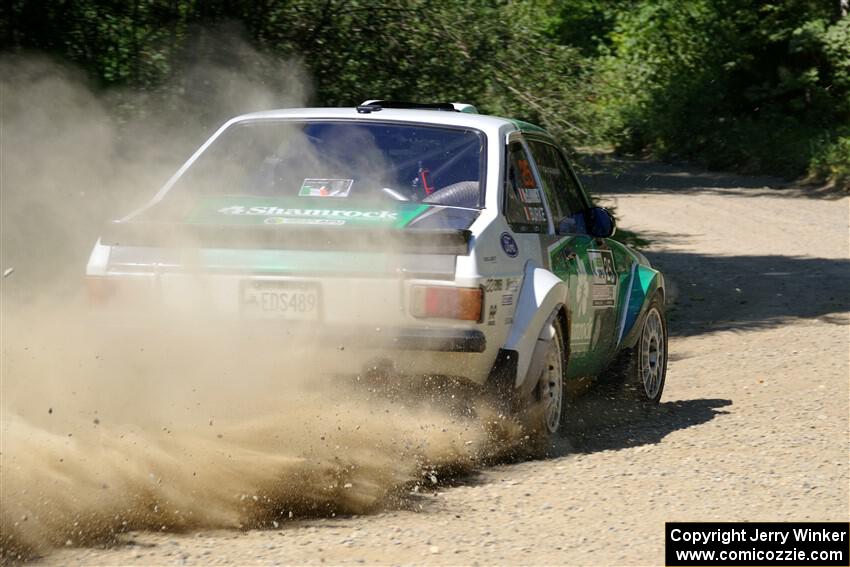 Seamus Burke / Gary McElhinney Ford Escort Mk II on SS2, Refuge I.