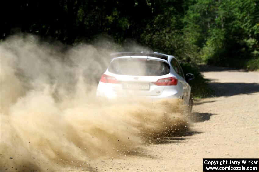 Javier Olivares / K.J. Miller Ford Fiesta Rally3 on SS2, Refuge I.