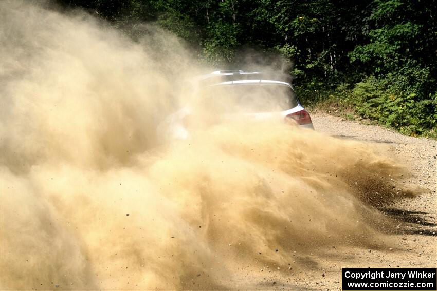 Javier Olivares / K.J. Miller Ford Fiesta Rally3 on SS2, Refuge I.