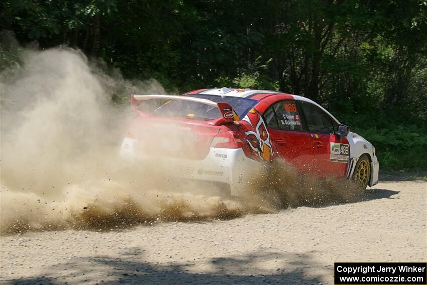 Matt Dickinson / Chris Kremer Subaru WRX STi on SS2, Refuge I.