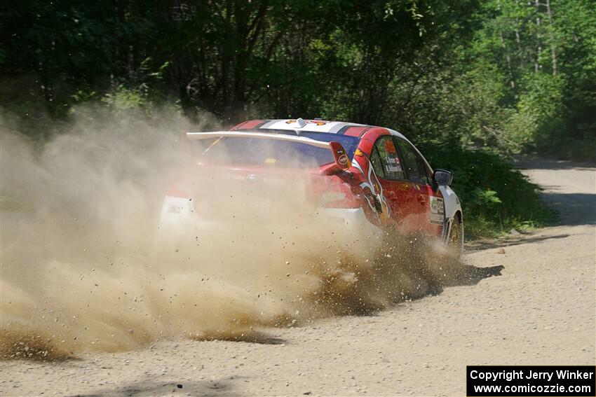 Matt Dickinson / Chris Kremer Subaru WRX STi on SS2, Refuge I.