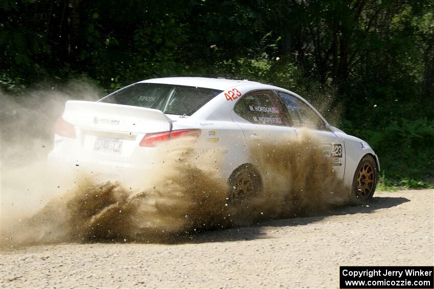 Michael Hooper / Michael Hordijk Lexus IS350 on SS2, Refuge I.