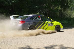 Tim Rooney / Mike Rossey Subaru WRX STi on SS2, Refuge I.