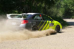 Tim Rooney / Mike Rossey Subaru WRX STi on SS2, Refuge I.