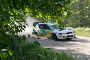 Ryan Rethy / James Dallman Subaru Impreza Wagon on SS2, Refuge I.