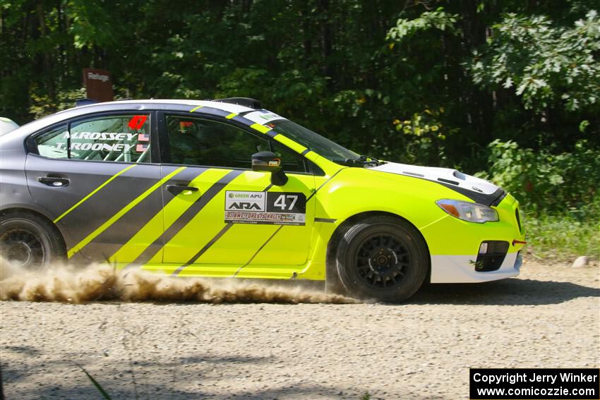 Tim Rooney / Mike Rossey Subaru WRX STi on SS2, Refuge I.