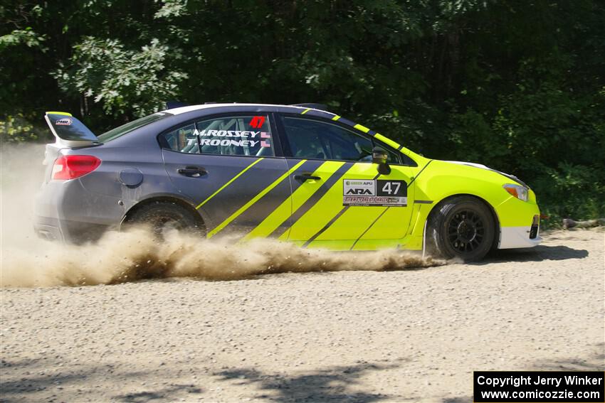 Tim Rooney / Mike Rossey Subaru WRX STi on SS2, Refuge I.