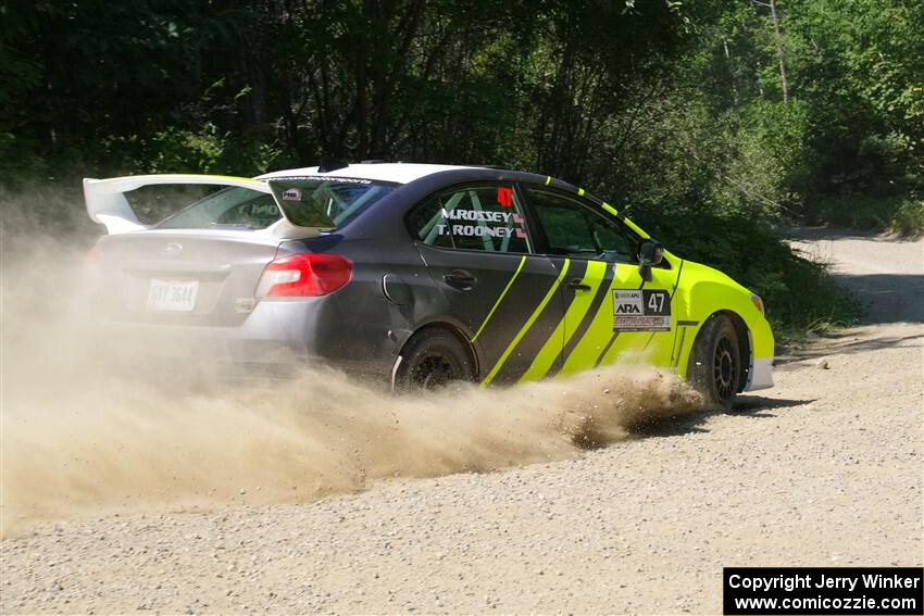 Tim Rooney / Mike Rossey Subaru WRX STi on SS2, Refuge I.