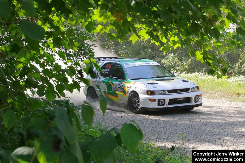 Ryan Rethy / James Dallman Subaru Impreza Wagon on SS2, Refuge I.