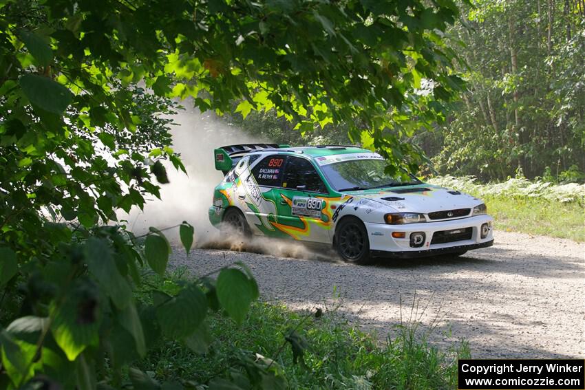 Ryan Rethy / James Dallman Subaru Impreza Wagon on SS2, Refuge I.