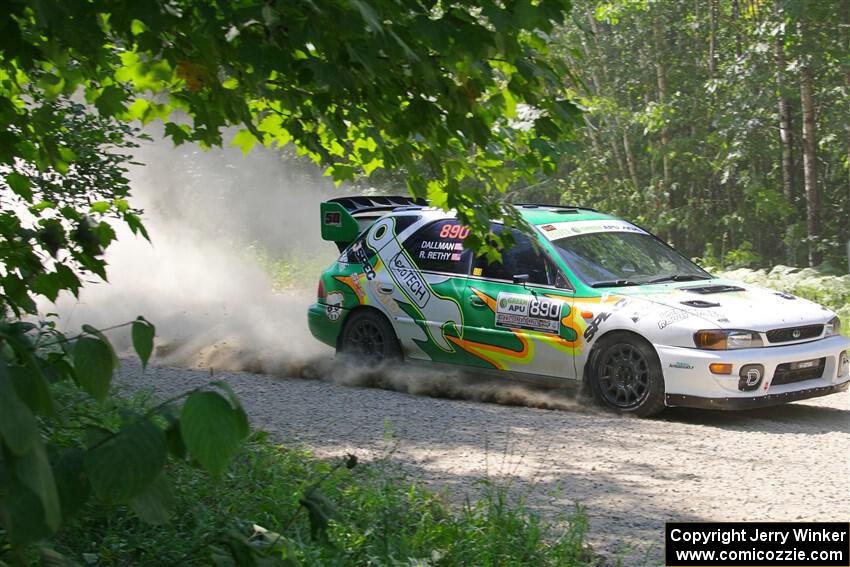 Ryan Rethy / James Dallman Subaru Impreza Wagon on SS2, Refuge I.