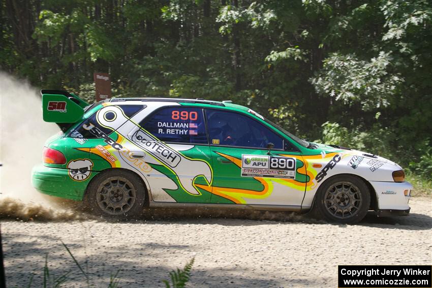 Ryan Rethy / James Dallman Subaru Impreza Wagon on SS2, Refuge I.