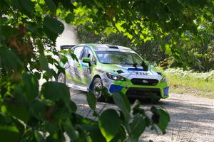 Rob Sanders / Ashley Speare Subaru WRX STi on SS2, Refuge I.