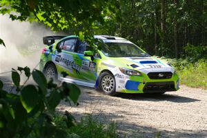 Rob Sanders / Ashley Speare Subaru WRX STi on SS2, Refuge I.