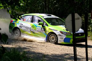 Rob Sanders / Ashley Speare Subaru WRX STi on SS2, Refuge I.