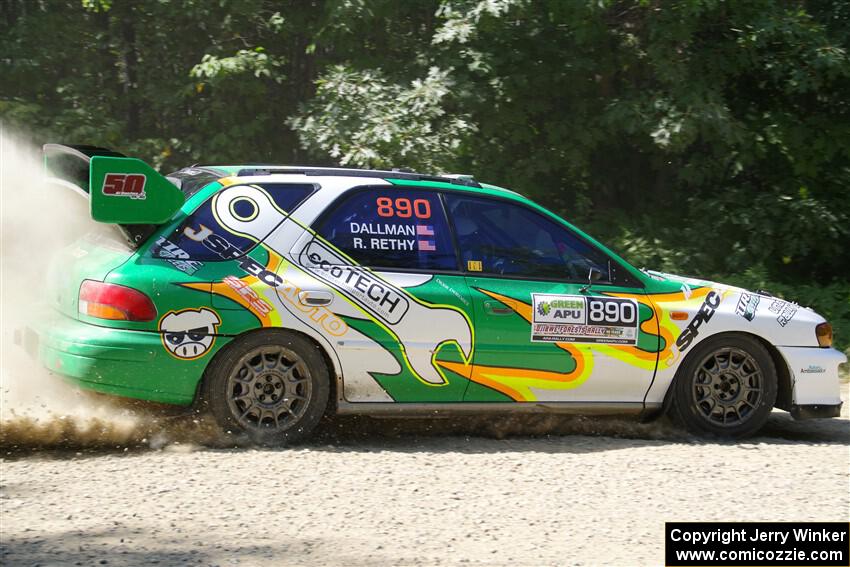 Ryan Rethy / James Dallman Subaru Impreza Wagon on SS2, Refuge I.