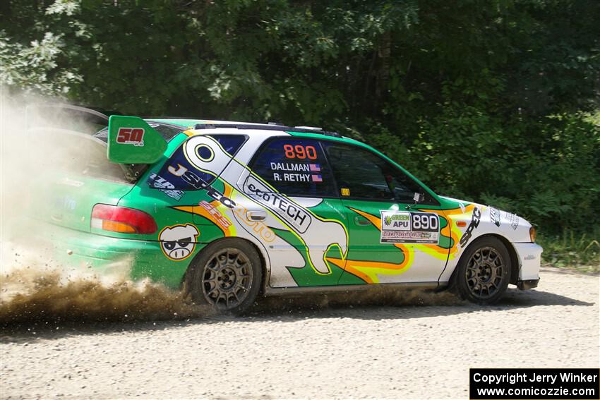 Ryan Rethy / James Dallman Subaru Impreza Wagon on SS2, Refuge I.