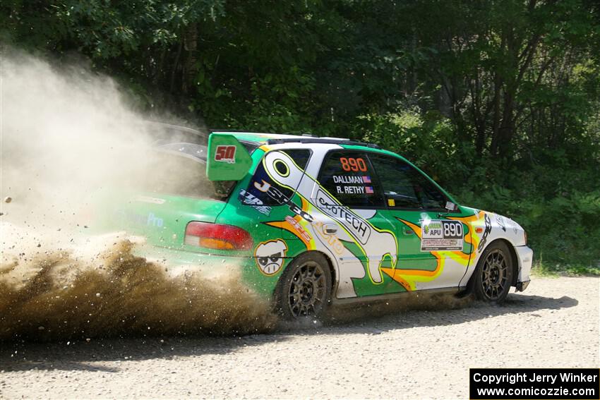 Ryan Rethy / James Dallman Subaru Impreza Wagon on SS2, Refuge I.