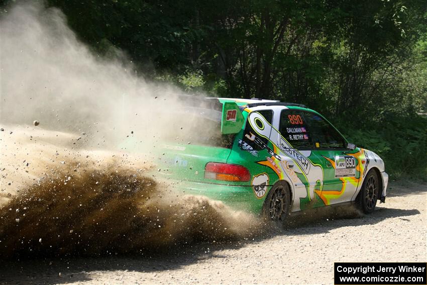 Ryan Rethy / James Dallman Subaru Impreza Wagon on SS2, Refuge I.