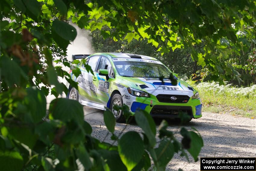 Rob Sanders / Ashley Speare Subaru WRX STi on SS2, Refuge I.