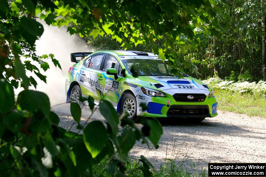 Rob Sanders / Ashley Speare Subaru WRX STi on SS2, Refuge I.