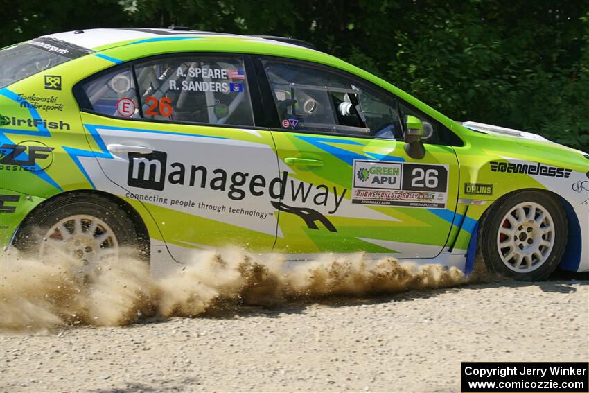 Rob Sanders / Ashley Speare Subaru WRX STi on SS2, Refuge I.