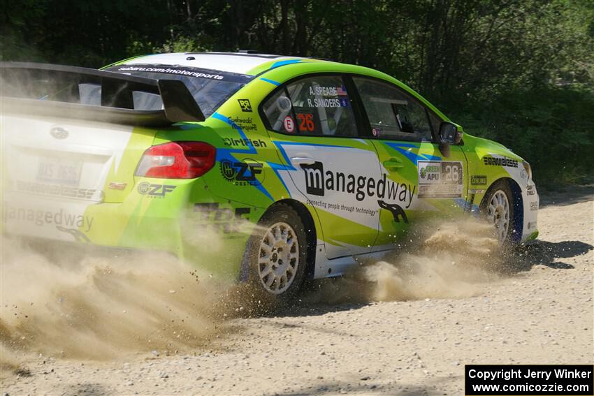 Rob Sanders / Ashley Speare Subaru WRX STi on SS2, Refuge I.