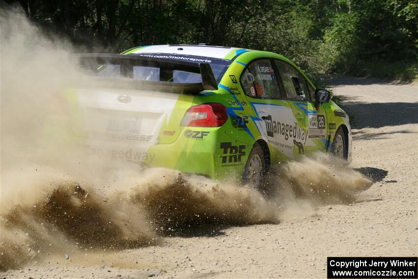 Rob Sanders / Ashley Speare Subaru WRX STi on SS2, Refuge I.