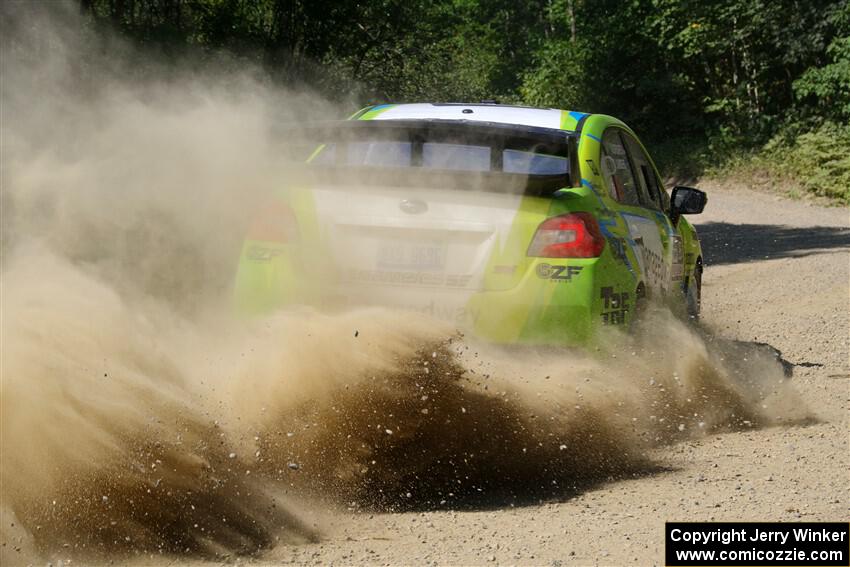 Rob Sanders / Ashley Speare Subaru WRX STi on SS2, Refuge I.