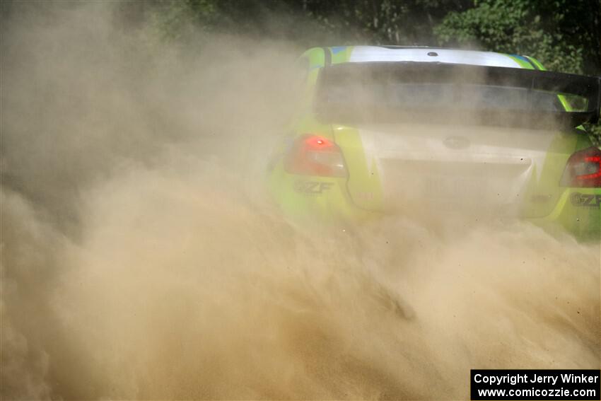 Rob Sanders / Ashley Speare Subaru WRX STi on SS2, Refuge I.