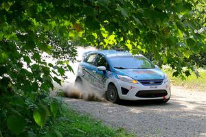 Roberto Yglesias / Sarah Freeze Ford Fiesta on SS2, Refuge I.