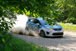 Roberto Yglesias / Sarah Freeze Ford Fiesta on SS2, Refuge I.