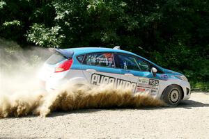 Roberto Yglesias / Sarah Freeze Ford Fiesta on SS2, Refuge I.