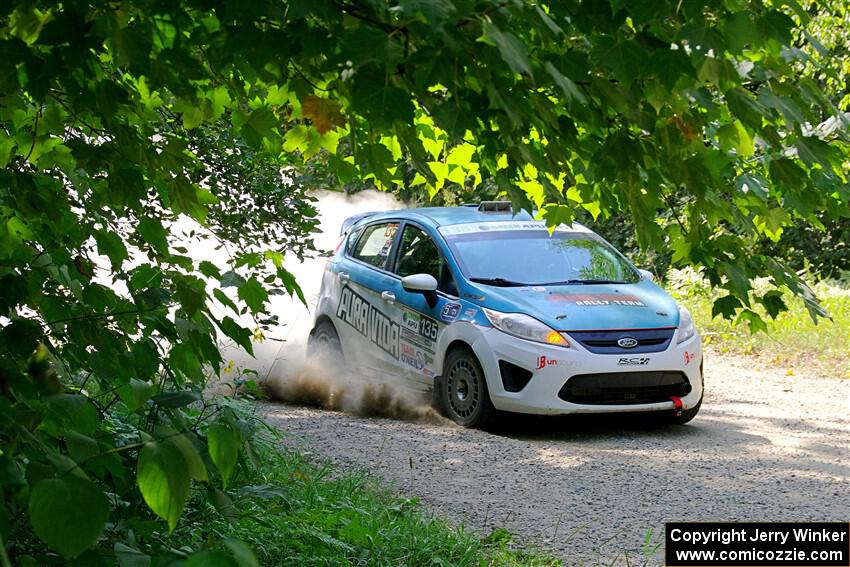 Roberto Yglesias / Sarah Freeze Ford Fiesta on SS2, Refuge I.