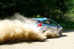 Roberto Yglesias / Sarah Freeze Ford Fiesta on SS2, Refuge I.