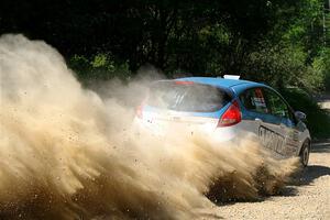 Roberto Yglesias / Sarah Freeze Ford Fiesta on SS2, Refuge I.