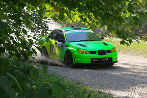 Mike Engle / Ryan Scott Subaru WRX STi on SS2, Refuge I.