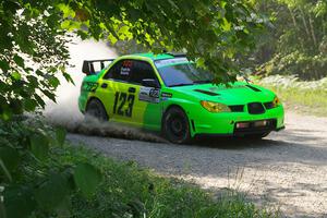 Mike Engle / Ryan Scott Subaru WRX STi on SS2, Refuge I.