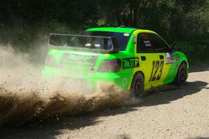 Mike Engle / Ryan Scott Subaru WRX STi on SS2, Refuge I.