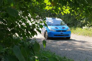 Chris Miller / Crystina Coats Ford Focus ZX3 on SS2, Refuge I.