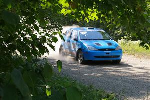 Chris Miller / Crystina Coats Ford Focus ZX3 on SS2, Refuge I.