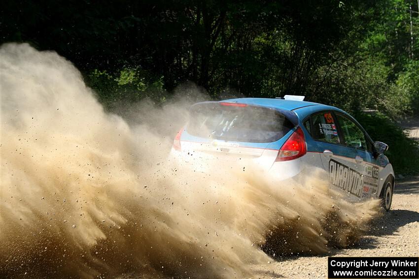 Roberto Yglesias / Sarah Freeze Ford Fiesta on SS2, Refuge I.