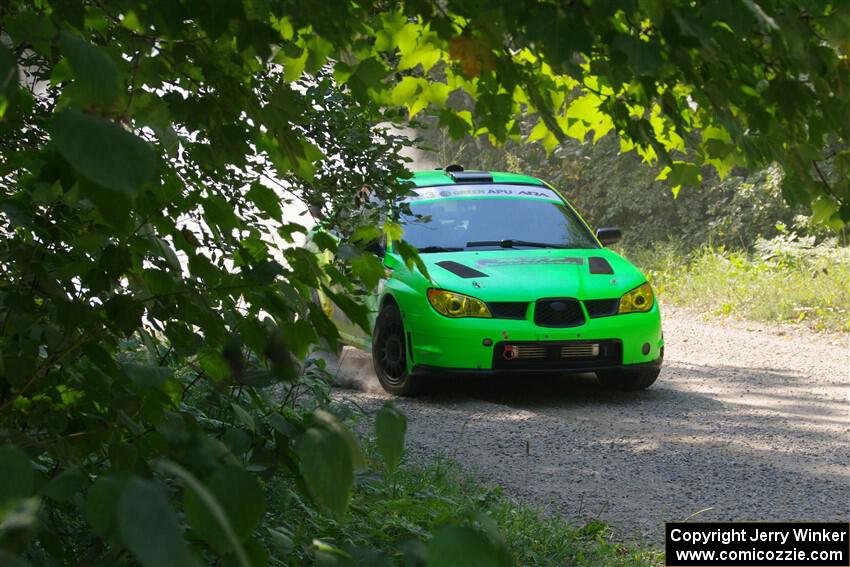 Mike Engle / Ryan Scott Subaru WRX STi on SS2, Refuge I.