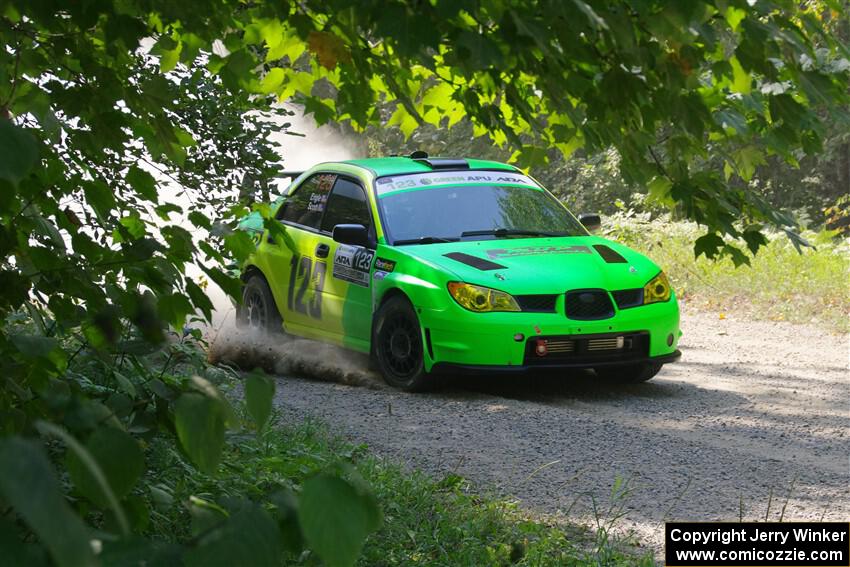 Mike Engle / Ryan Scott Subaru WRX STi on SS2, Refuge I.