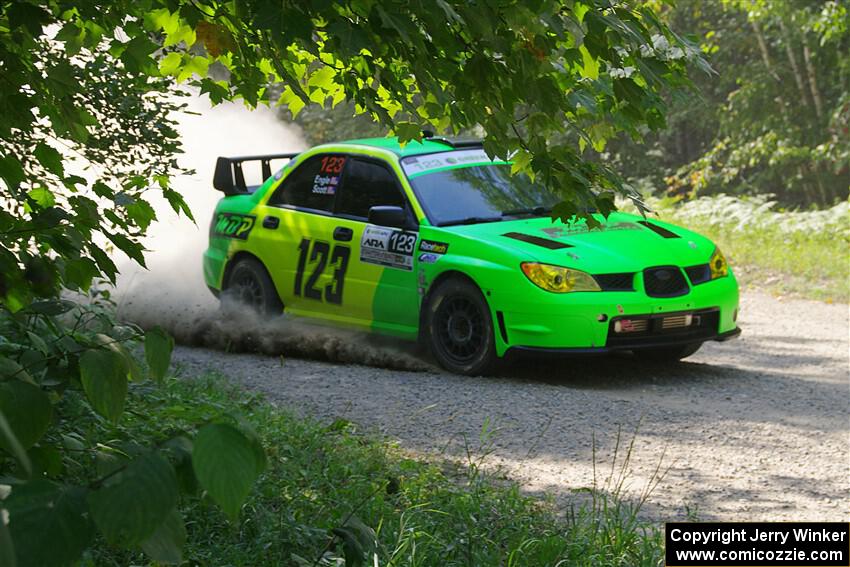 Mike Engle / Ryan Scott Subaru WRX STi on SS2, Refuge I.