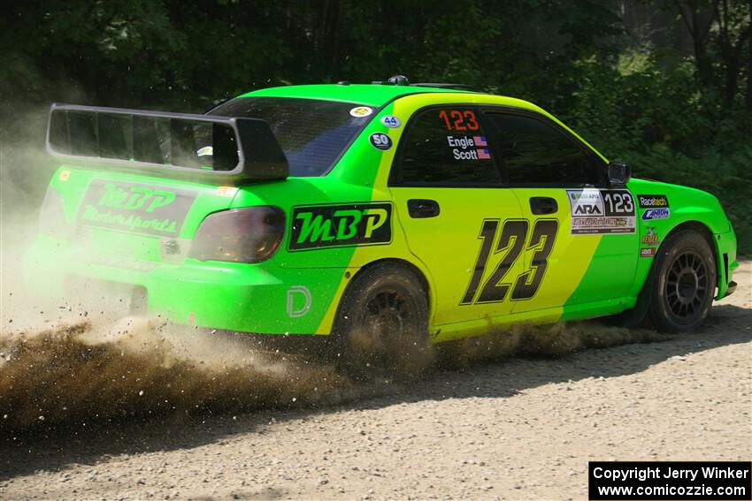 Mike Engle / Ryan Scott Subaru WRX STi on SS2, Refuge I.